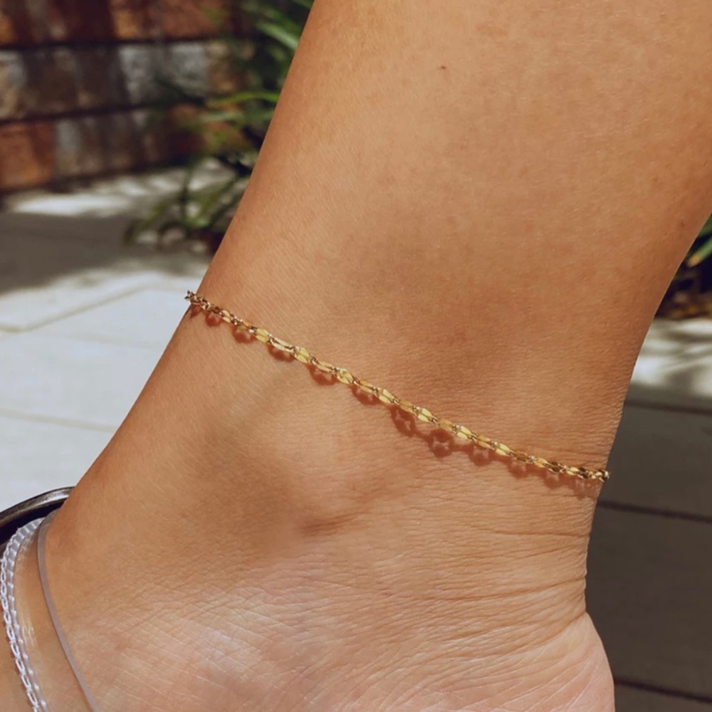 Gold Anklet stainless steel